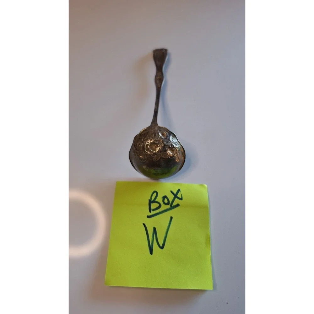 American Beauty Rose by Holmes & Edwards Silverplate Sauce Ladle 6-7